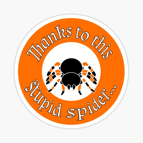 Item preview, “Thanks to this…” Song Quote w/ Spider designed and sold by AsterBmusic.