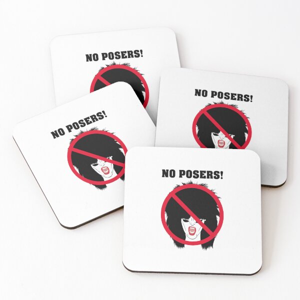 Item preview, no art posers band 80s 90s retro vintage gift for fans Essential T-Shirt designed and sold by DianaEmery.