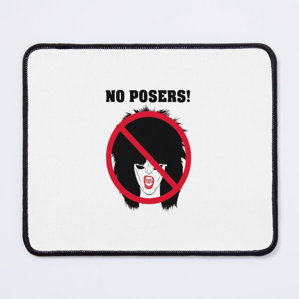Item preview, no art posers band 80s 90s retro vintage gift for fans Essential T-Shirt designed and sold by DianaEmery.