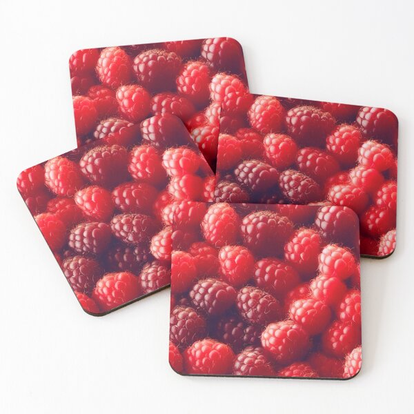 Item preview, Raspberry realistic seamless pattern  designed and sold by JeffLarose.