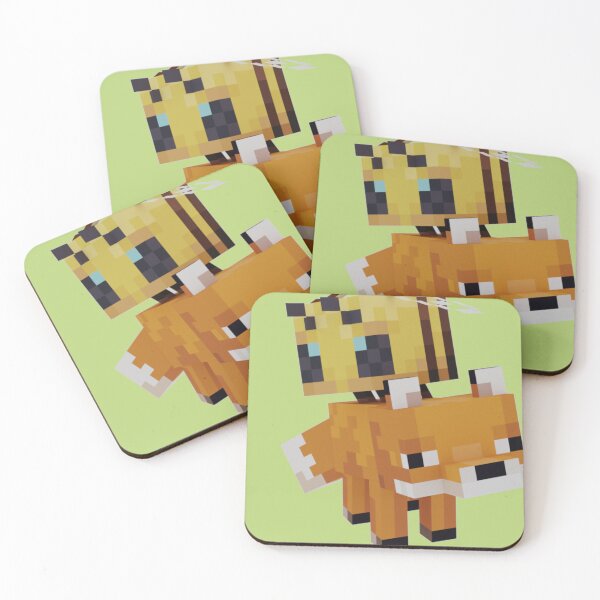 Item preview, Minecraft Bee and Fox  designed and sold by RickSchoen.