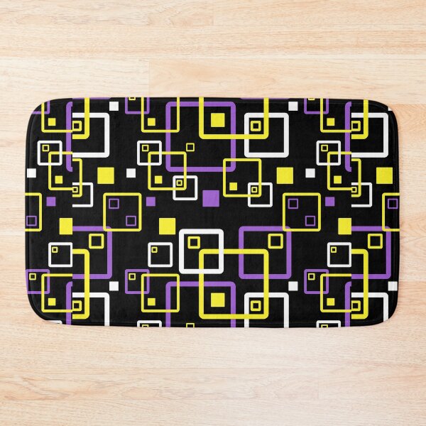 Item preview, Squares Non Binary Background. Nonbinary Pride designed and sold by Subtle Pride Shop.