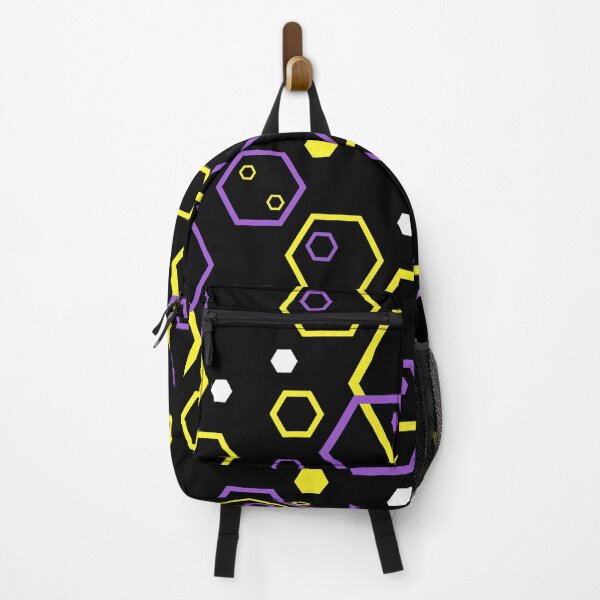 Item preview, Hexagons Non Binary Background. Nonbinary Pride designed and sold by Subtle Pride Shop.