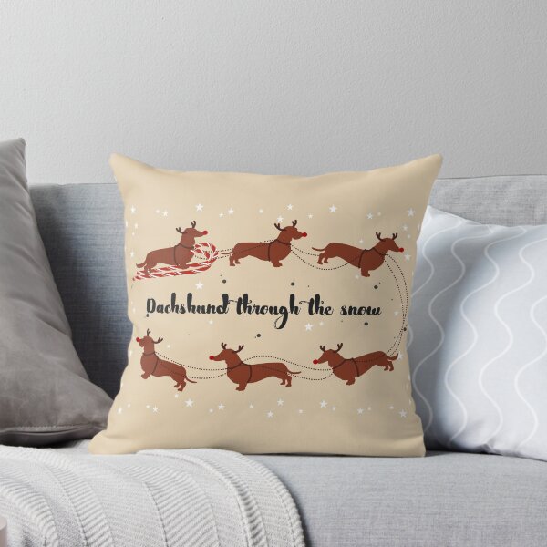 Item preview, Dachshund Through The Snow designed and sold by Laura Deakin Artist.