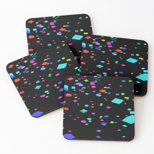 Item preview, Neon abstract on black designed and sold by calibrit.