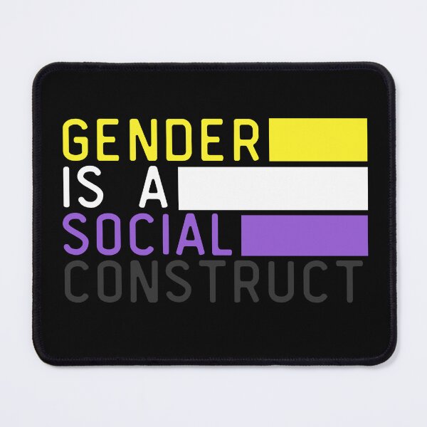 Item preview, Gender Is A Social Construct Non Binary. Nonbinary Pride designed and sold by Subtle Pride Shop.