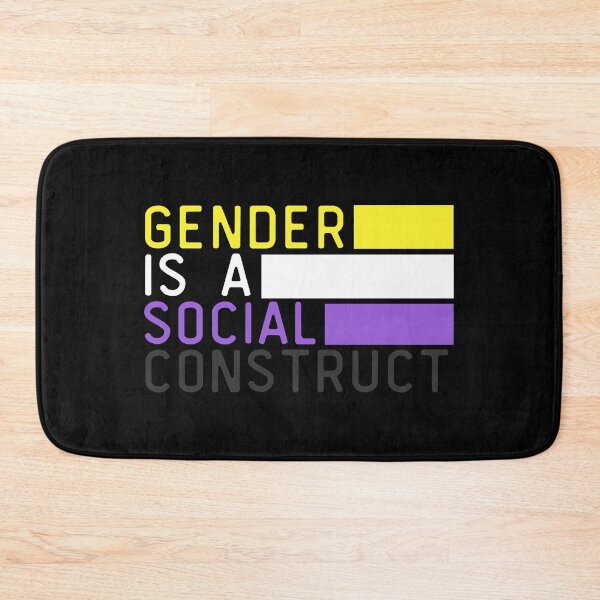 Item preview, Gender Is A Social Construct Non Binary. Nonbinary Pride designed and sold by Subtle Pride Shop.
