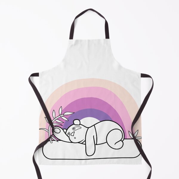Item preview, Panda Relaxing Looking Pandastic Funny with Rainbow Baby Panda Pun designed and sold by blackpanpan.