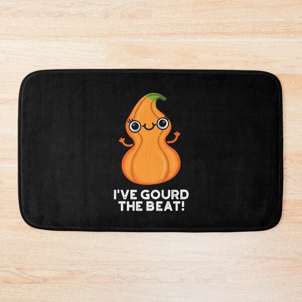 Item preview, I've Gourd The Beat Cute Veggie Puns (Dark BG) designed and sold by punnybone.