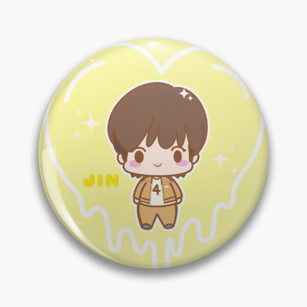 Item preview, Superdeformed chibi BTS Jin - Butter Heart designed and sold by jmicasa.