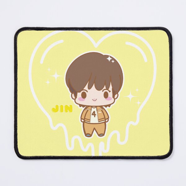 Item preview, Superdeformed chibi BTS Jin - Butter Heart designed and sold by jmicasa.