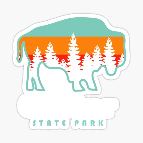Custer State Park Bison South Dakota Sticker