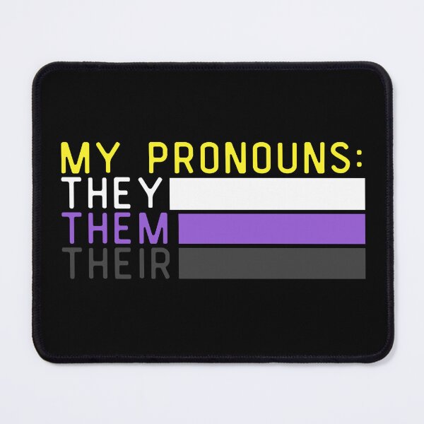 Item preview, My Pronouns Are They Them Their. Nonbinary Pride designed and sold by Subtle Pride Shop.