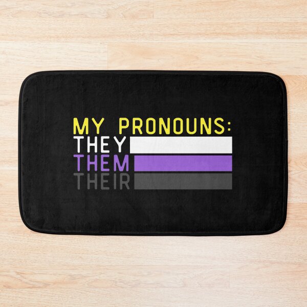 Item preview, My Pronouns Are They Them Their. Nonbinary Pride designed and sold by Subtle Pride Shop.