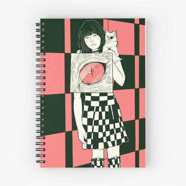 Item preview, Psychedelic girl with cat designed and sold by Monochromestore.