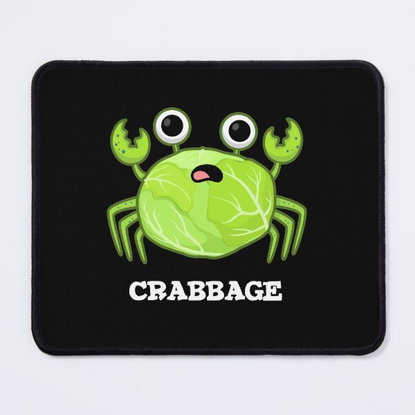 Item preview, Crabbage Funny Cabbage Crab Puns (Dark BG) designed and sold by punnybone.