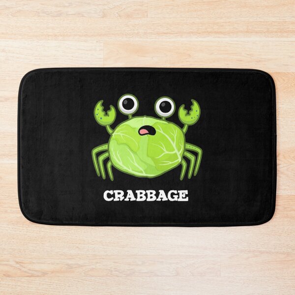 Item preview, Crabbage Funny Cabbage Crab Puns (Dark BG) designed and sold by punnybone.