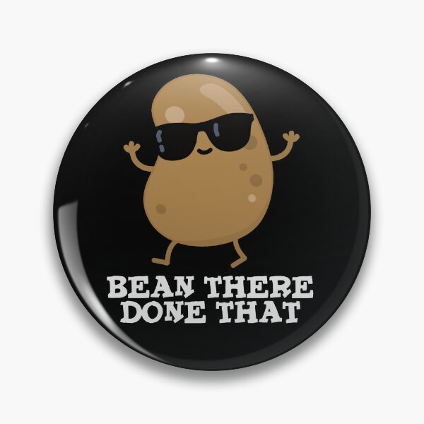 Item preview, Bean There Done That Funny Bean Puns (Dark BG) designed and sold by punnybone.