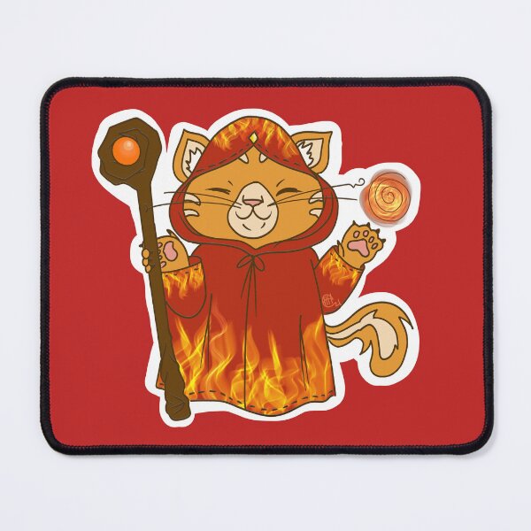 Item preview, Pyromancer Cat designed and sold by gaucheTypist.
