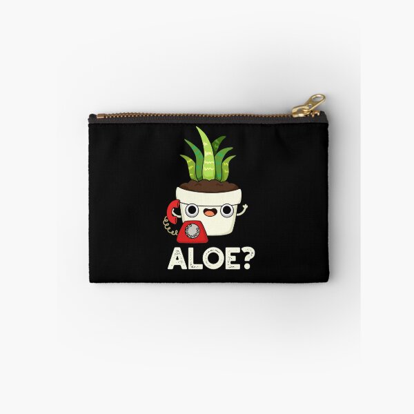 Item preview, Aloe Funny Aloe Vera Plant Puns (Dark BG) designed and sold by punnybone.