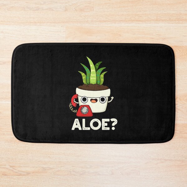 Item preview, Aloe Funny Aloe Vera Plant Puns (Dark BG) designed and sold by punnybone.