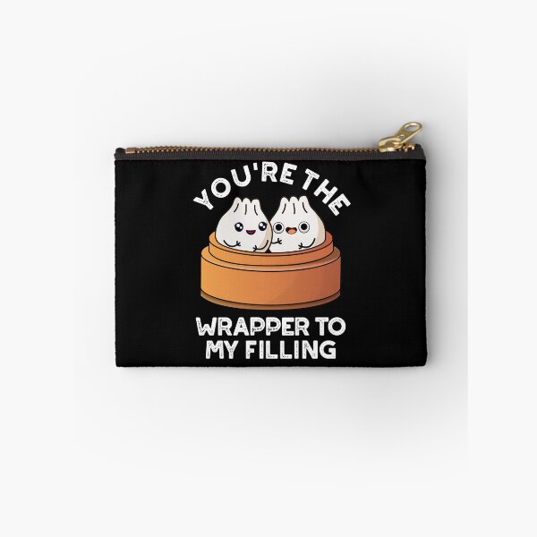Item preview, You're The Wrapper To My Filling Funny Dimsum Puns (Dark BG) designed and sold by punnybone.