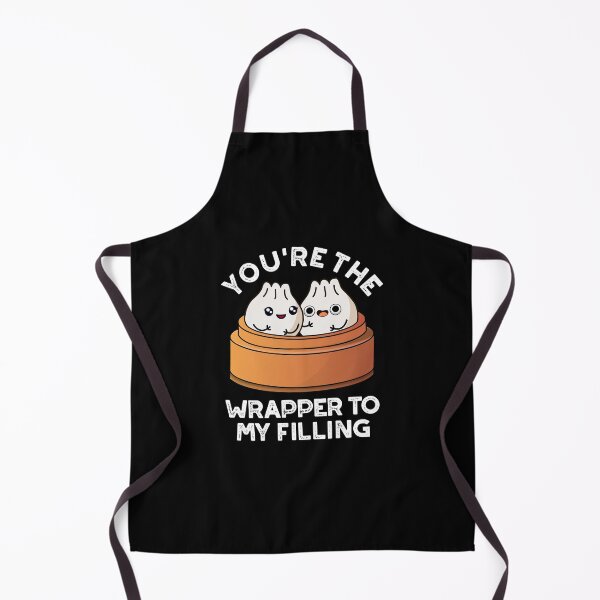 Item preview, You're The Wrapper To My Filling Funny Dimsum Puns (Dark BG) designed and sold by punnybone.