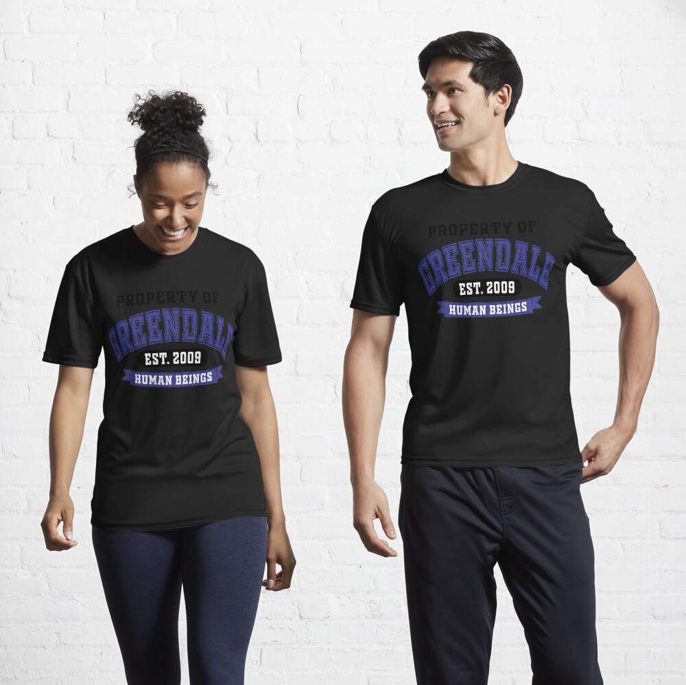 Discover greendale community college human being vintage logo | Active T-Shirt