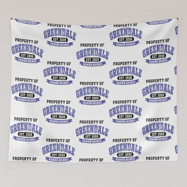 Item preview, greendale community college human being vintage logo designed and sold by CameTradingPost.