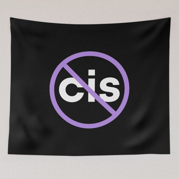 Item preview, Not Cis. Nonbinary Pride designed and sold by Subtle Pride Shop.