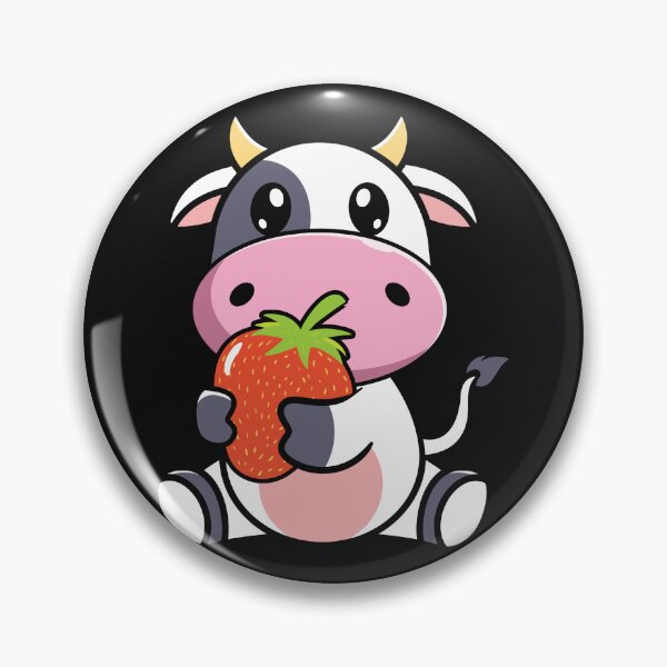 Item preview, strawberry cow kawaii cute designed and sold by hieuvustore.