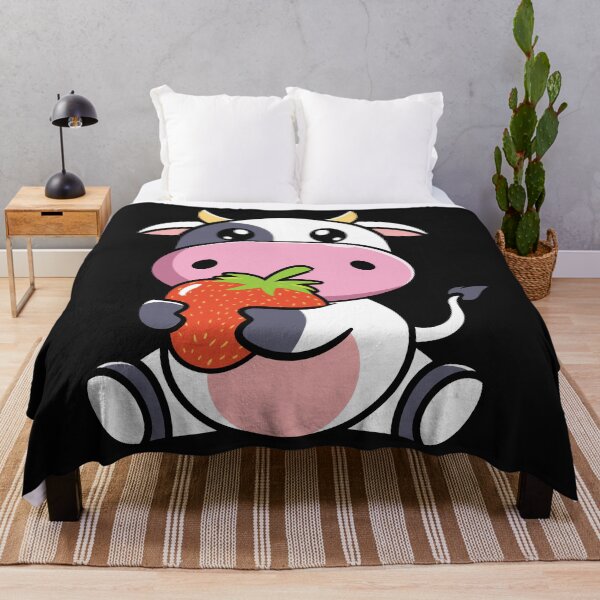 Item preview, strawberry cow kawaii cute designed and sold by hieuvustore.