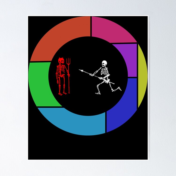 Sturgill Simpson Skeleton Full Colour Classic Sticker