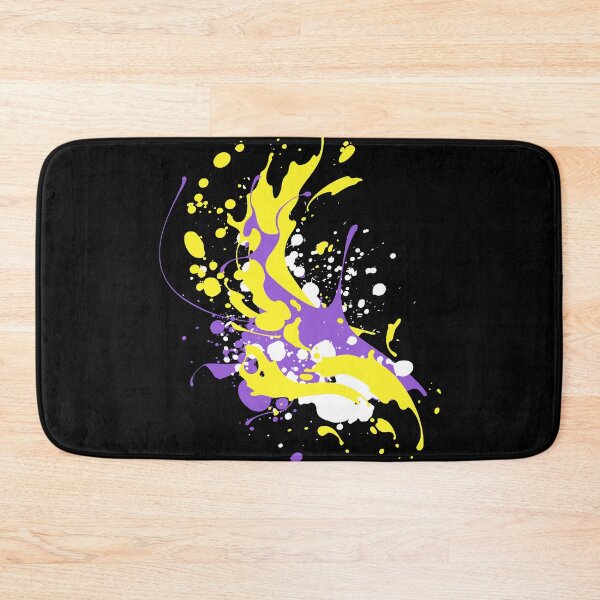 Item preview, Paint Splatter Non Binary Flag Colors. Nonbinary Pride designed and sold by Subtle Pride Shop.