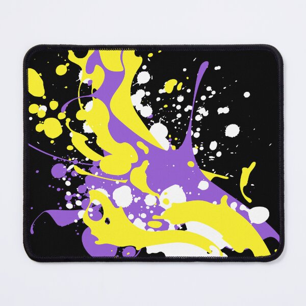 Item preview, Paint Splatter Non Binary Flag Colors. Nonbinary Pride designed and sold by Subtle Pride Shop.