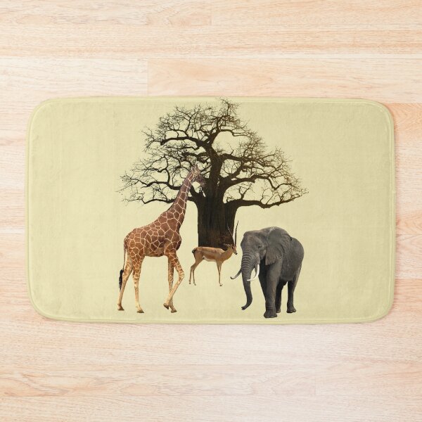 Item preview, Baobab tree - giraffe - impala - elephant in Africa designed and sold by TShirtsundMehr.