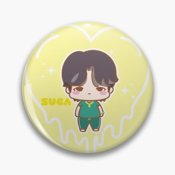 Item preview, Superdeformed chibi BTS Yoongi Suga - Butter Heart designed and sold by jmicasa.