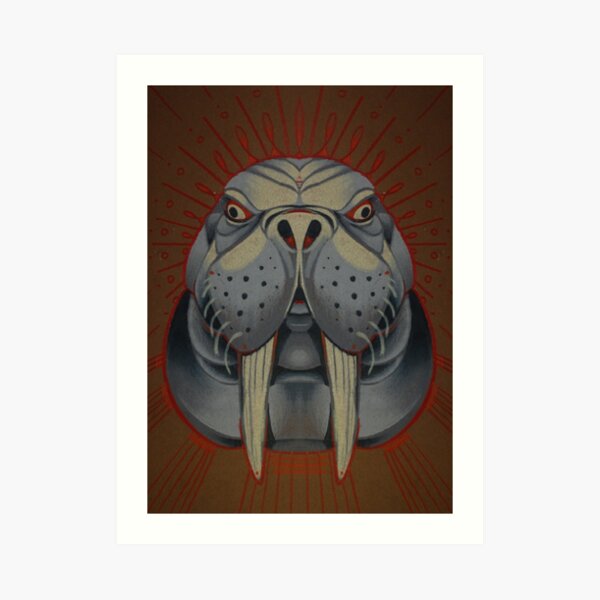 the walrus is my favorite spirit animal. Art Print