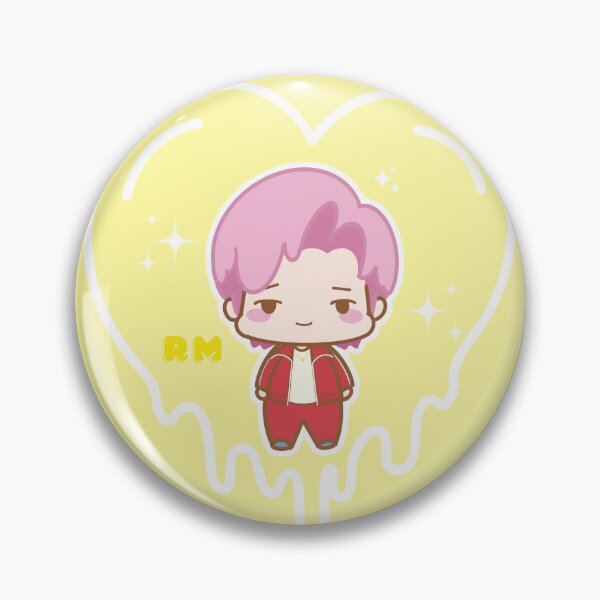 Item preview, Superdeformed chibi BTS RM Namjoon - Butter Heart designed and sold by jmicasa.