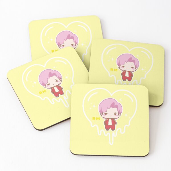 Item preview, Superdeformed chibi BTS RM Namjoon - Butter Heart designed and sold by jmicasa.