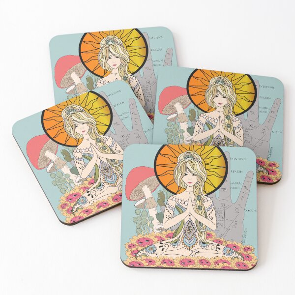 Item preview, hippie chick designed and sold by printsbydev.