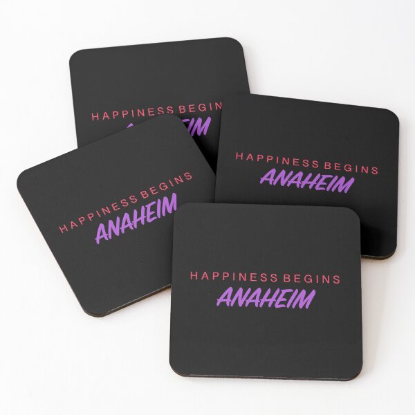 Item preview, Happiness Begins Anaheim Sticker designed and sold by Mumbleshawkins.