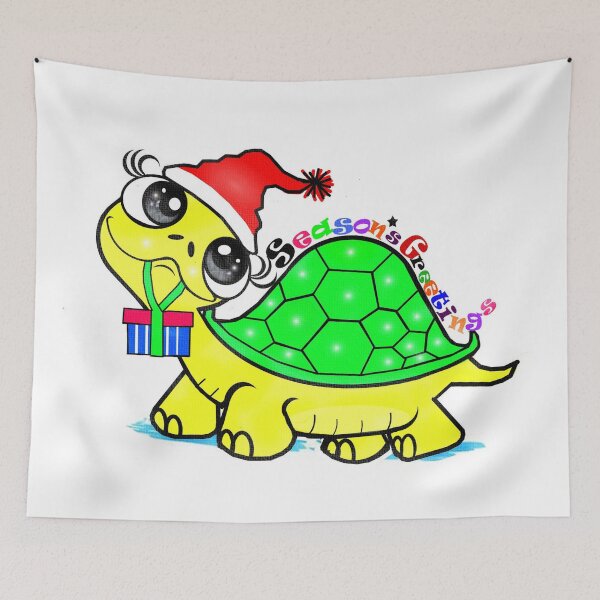 Item preview, tortoise (Turtle) - season's greetings  designed and sold by Shirley cute art .