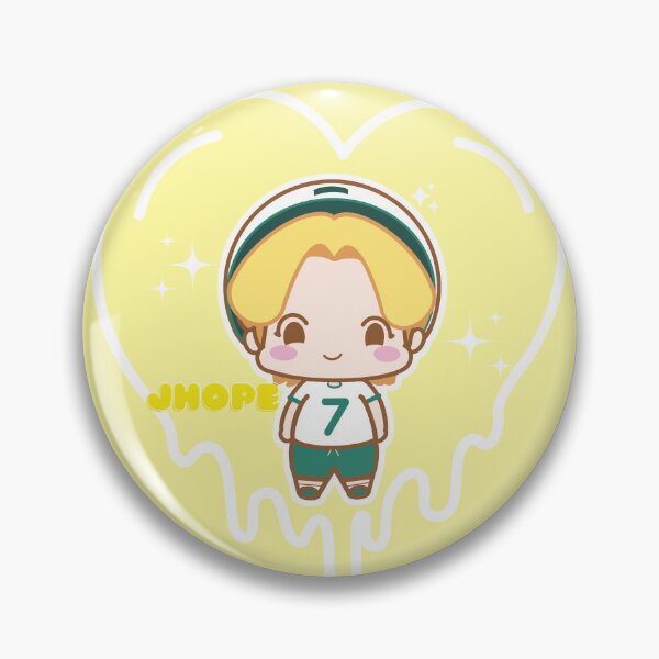 Item preview, Superdeformed chibi BTS JHope Hobi - Butter Heart designed and sold by jmicasa.