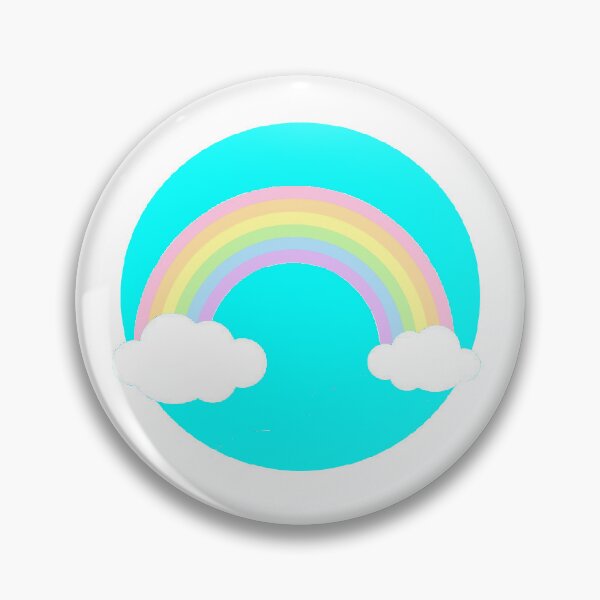 Item preview, Rainbow with clouds designed and sold by visualnoiise.
