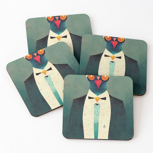Item preview, Usher Bird: Portrait of an Avian in a Suit designed and sold by DennistonMade.
