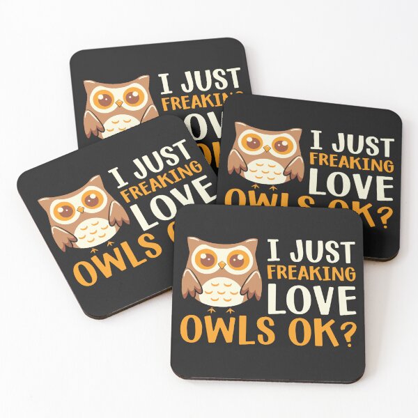 Item preview, i just freaking love owls ok designed and sold by hieuhieustore.