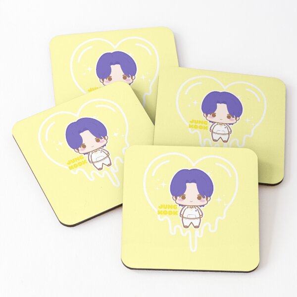 Item preview, Kooky - Superdeformed chibi BTS Jungkook Golden Maknae - Butter Heart designed and sold by jmicasa.