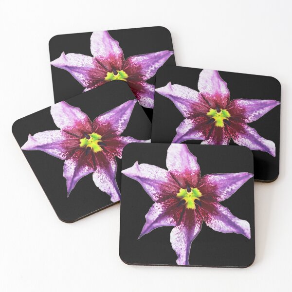 Artikelvorschau, Flower Tropics, tropische Blume, lila, violett entworfen und verkauft von JONULRICH.