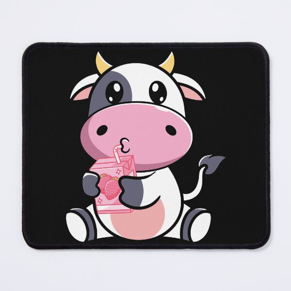 Item preview, cute kawaii cow strawberry milk designed and sold by hieuhieustore.